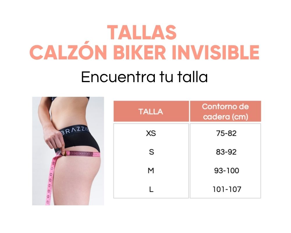 Pack 3 – Calzón Biker Invisible Segunda Piel - Imagen 7