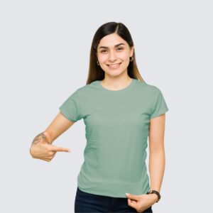 Polo Básico Algodón - Verde Porcelana