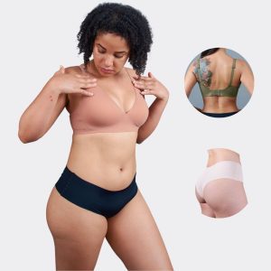 Pack - Festa Bra Premium (Escote Profundo)  + Calzón Bikini Invisible